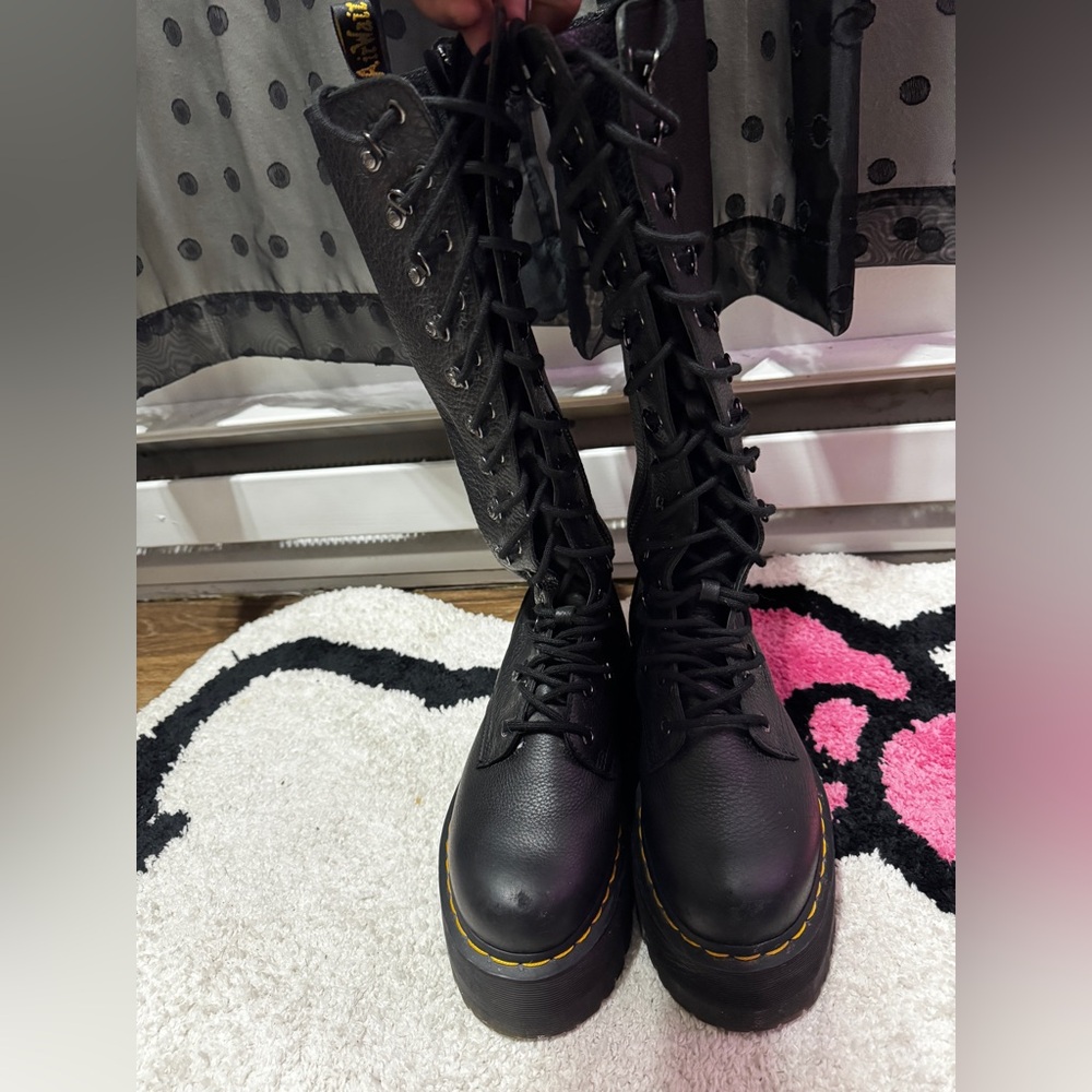 Dr. Martens Knee high platform boots